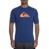Camiseta Lycra Quiksilver Rashguard Tee Logo- Azul4