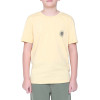 Camiseta Rip Curl Juvenil Stample Amarelo KTE0338