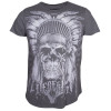 Camiseta Derek Ho Indian Skull - Cinza Mescla - 1