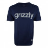 Camiseta Grizzly Lowercase Logo Marinho 1