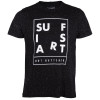 Camiseta HB Surf Is Art - Preto Mescla - 1