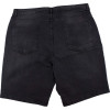 Bermuda Hang Loose Jeans Dark Extra Grande - Preta 2