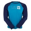 Camiseta Lycra Hang Loose Juvenil Raglan Authentic - Azul - 1