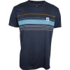 Camiseta Hang Loose Striped - Azul Mescla 1