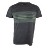 Camiseta Hurley Premium Stripe - Chumbo Mescla Verde - 1