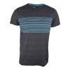 Camiseta Hurley Premium Stripe - Chumbo Mescla Azul - 1