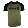 Camiseta Hurley Raglan Green Verde Musgo 1