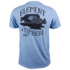 Camiseta Element Whiskey Azul Mescla - 2