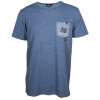 Camiseta Lost Surfboards - Azul Mescla - 1