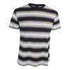 Camiseta Lost Striped Gradient - Preto/Branco - 1