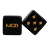 Kit de dados MCD Preto/Dourado - 1