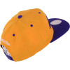 Boné Mitchell and Ness Los Angeles Lakers Amarelo/Roxo - 3