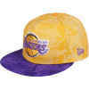 Boné New Era Camo 2 Lakers - Amarelo/Roxo - 1