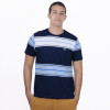 Camiseta Quiksilver Stripe One - Azul - 2
