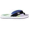 Chinelo Quiksilver Foundation Remix Branco/Cinza - 3