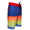 Bermuda Juvenil Quiksilver Slab Logo - Azul/Vermelho - 2