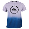Camiseta Quiksilver Active Cinza Mescla/Azul - 1