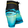 Bermuda Quiksilver Hold Down - Preto/Azul - 2