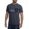 Camiseta Quiksilver Heat Wave - Chumbo Mescla/Azul - 1