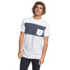 Camiseta Quiksilver Jacquard Block - Branco Mescla - 1