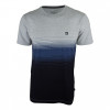 Camiseta Quiksilver Moline Stripes Cinza Mescla/Azul 1