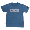 Camiseta Rip Curl Infantil Zipper - Azul Mescla 1