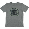 Camiseta Rip Curl Juvenil Nostalgia - Verde Mescla - 1