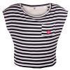 Camiseta Roxy Esp Love Stripes - Preto/Branco - 1