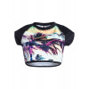 Camiseta Roxy Lycra Rashguard Sunset Remixss Preta - 3