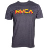 Camiseta Rvca Third Dimension - Cinza Mescla - 1