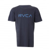 Camiseta Rvca Big Washed - Azul