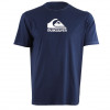 Camiseta Quiksilver Lycra Surf Solid Azul1