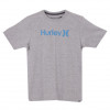 Camiseta Hurley Juv Solid Cinza1
