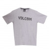 Camiseta Volcom Juv Bold Cinza1
