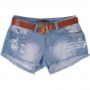 Short Tricats Top Taylor Azul - 1