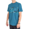 Camiseta Vissla Tropical Maui Azul Mescla1