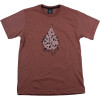 Camiseta Volcom Juvenil Silk Chop Stone - Vinho 1