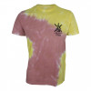 Camiseta Volcom Tie Dye Jagged Amarela/Rosa 1