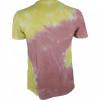 Camiseta Volcom Tie Dye Jagged Amarela/Rosa 2