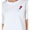 Camiseta Vans Top Leila Checkerboard - Branca Cinza - 2